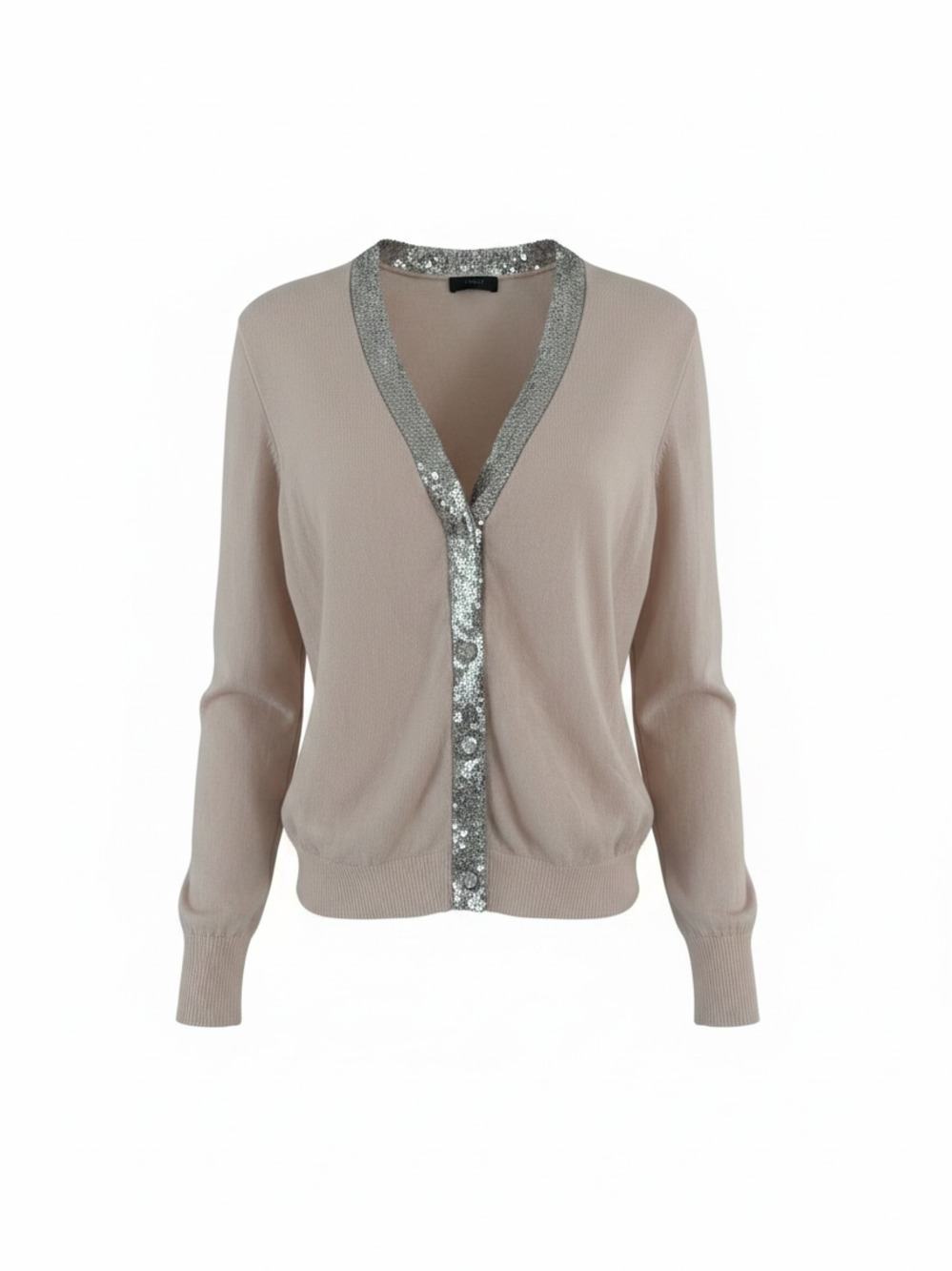 J.Crew 100% Merino Wool Cardigan with Sequin Embellished Placket